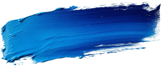 colourful stroke of blue paint PNG brush Hand painted Splash isolated on white and transparent background - acrylic watercolor paint pastel stain splatter drawing Concept