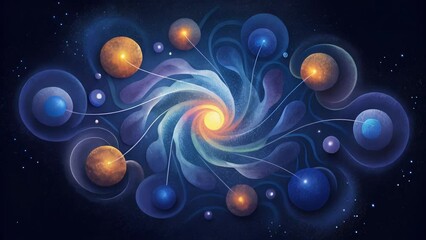 Just as a nebulas swirling gases coalesce and form new stars an AIs neural network continuously creates new connections sparking ideas and