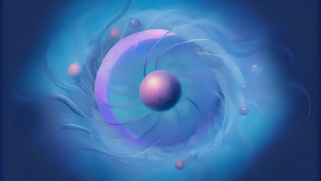 A web of soft flowing lines and curves pulsating with energy and intelligence representing the fluidity and adaptability of an AGIs thought