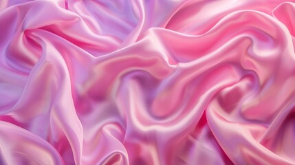 Fototapeta premium Beautiful elegant wavy light pink satin silk luxury cloth fabric texture, abstract background design.