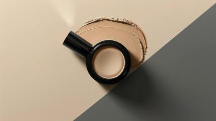 A minimalist representation of one cosmetic product