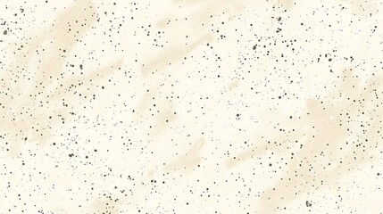 Light cream seamless grain paper texture. Vintage ecru background with dots, speckles, specks, flecks, particles. - obrazy, fototapety, plakaty