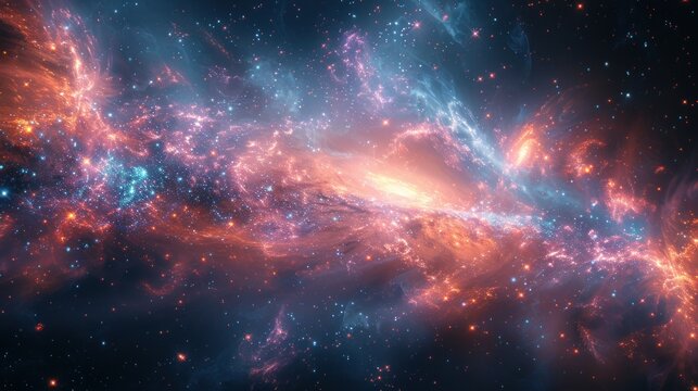 Futuristic space speed multiverse abstract background. Hyper space speed abstract background