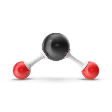 co2 carbon dioxide molecule