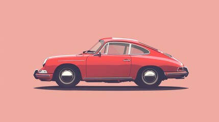 A minimalist representation of a vintage illustration