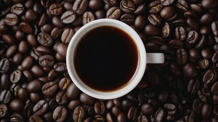Fototapeta premium International Coffee Day concept. Copy space