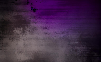 Purple background with faint texture and distressed vintage grunge and watercolor paint stains in elegant rich backdrop illustration - obrazy, fototapety, plakaty