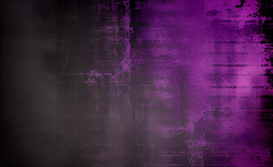 Fototapeta premium Purple background with faint texture and distressed vintage grunge and watercolor paint stains in elegant rich backdrop illustration