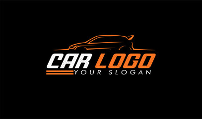 illustration car logo template for car wash,modification, garage