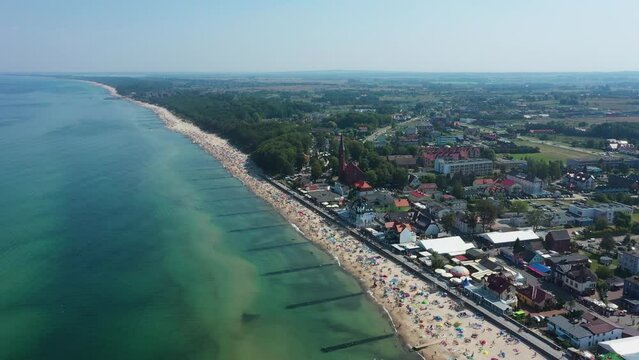 Beautiful Landscape Sarbinowo Piekny Krajobraz Aerial View Poland