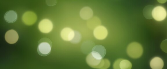 Obraz premium green bokeh lights with blur park background