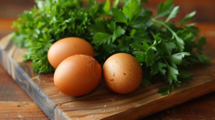 Beitzah (roasted egg): Symbolizes spring and the cycle of life. Karpas (green vegetable): Symbolizes spring and rebirth. Often parsley is used - 782648127