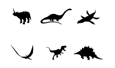 Ding-o-saurs Vectors Icon Set