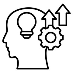 Skill Enhancement Icon Element For Design