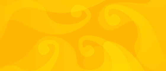 Abstract yellow swirl pattern background eps 10, Vibrant yellow background with stylized swirling patterns