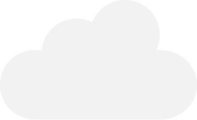 Flat style cloud