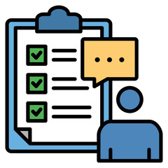 Coaching Assessment Icon Element For Design