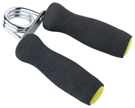 Hand grip strengthener. Fitness gym training equipment. Foam hand grip gripper strengthener exerciser trainer forearm. Hand muscle expander. Heavy strength grips arm exercise wrist. Professional sport