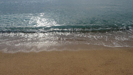 waves on the beach