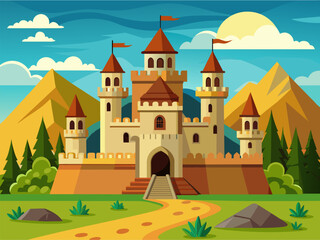 castle cartoon