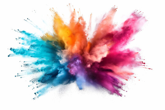 Explosive Color Burst - Powder Paint Explosion