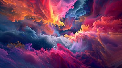 Vibrant streaks of color background 