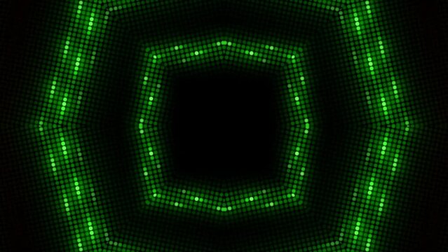 Motion graphic: 4K Seamless loop kaleidoscopic background. geometric kaleidoscope
