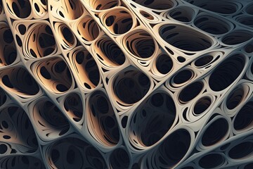  Abstract Pattern Infusing Interior Wall