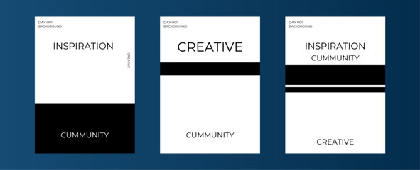 Abstract gradient background vector set. Minimalist style cover template with vibrant perspective 3d geometric prism shapes collection. suit for social media, poster, cover, banner, card.