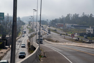 Urban landscape of the city of Santa Maria, RS, Brazil