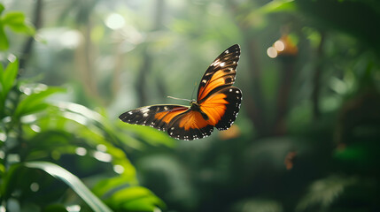 Naklejka premium Butterfly so beautiful