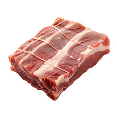 Raw Pork Belly, isolated, no background, transparent background