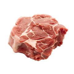 Raw Pork Shoulder, isolated, no background, transparent background