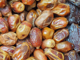 Tasty Dates: Large Natural Sweet Dessert with Glossy Texture