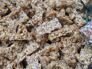 Traditional Georgian Sunflower Seed and Honey Brittle Bars
