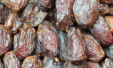 Delicious Dates: A Detailed Shot of the Exotic Sweet Fruit