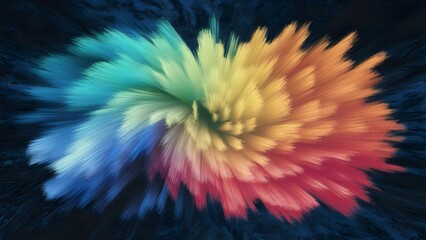 Obraz premium rainbow colors background with different shades abstract background with oil paint stains