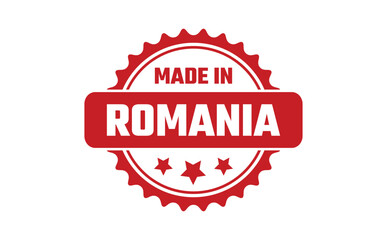 Made In Romania Rubber Stamp