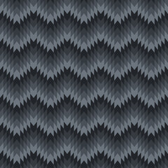 Abstract geometric seamless pattern flat design in dark grey color. Vector background. Suitable for landing page, wallpaper, banner and web backgrounds.