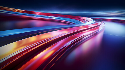 Digital future motion curve abstract graphic poster web page PPT background