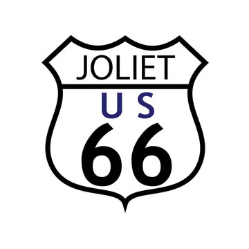 Joliet Illinois Route 66 Sign