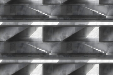 Abstract stairs Textures of Simplicity and Balance - obrazy, fototapety, plakaty