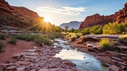 Schilderijen op glas grand canyon state country. © Shades3d