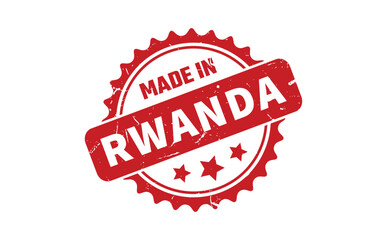 Made In Rwanda Rubber Stamp