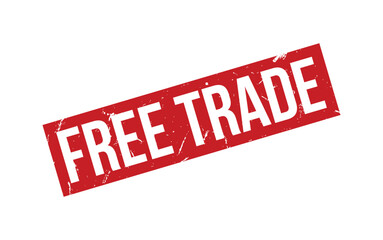 Free Trade Rubber Stamp Seal Vector