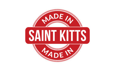 Made In Saint Kitts Rubber Stamp