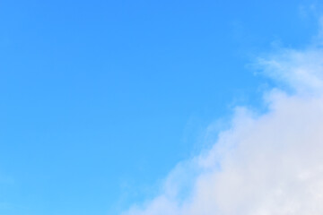 beautiful blue sky with white cloud, natural background in springtime - 782729358