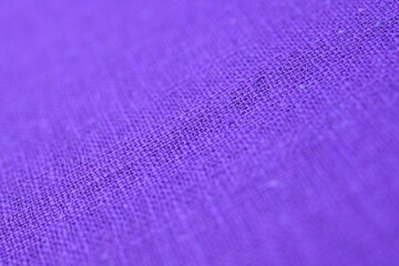 purple hemp viscose natural fabric cloth color, sackcloth rough texture of textile fashion abstract background