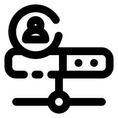 private server line icon