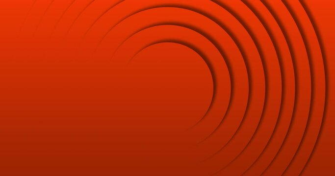 Seamless creative artistic showroom background luxury circles bg 4K. Minimal elegant ellipse moving 3d render conceptual trendy stock footage.Clean rings business presentation corporate bg. Ripple fx.